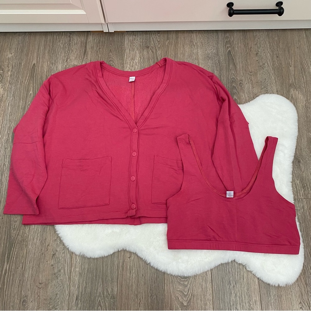 Old Navy Cardigan and Bralette Set